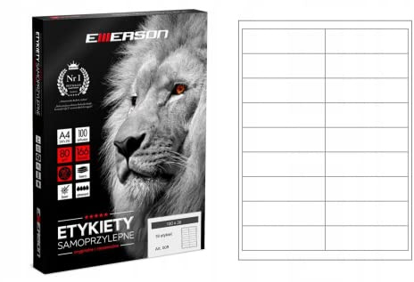 100 ark universella etiketter DIN A4 (18 etiketter 100 x 30 mm per ark) 1800 fraktetiketter blanko självhäftande etiketter på arket vita rektangulära etiketter för individuell utskrift