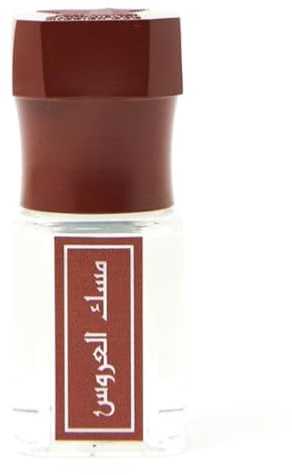 Arabian Oud Perfume Oil | Bride Musk | Unisex | 1/2 Tola (6 ml / 0.2 fl oz) | White roses, Sage, Cedarwood, Jasmine, Sandalwood, Musk | Oriental, Floral