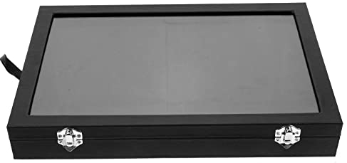 Cabilock Schmuckkästchen Für Medaillen Revers Aufbewahrungshalter Abzeichen-brosche-behälter Pin-aufbewahrungsbox Pin Vitrine Schaukasten Messer Vitrine Flanell Staubdicht Schmuckstücke
