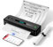 Stampante Portatile A4, Stampante Termica Portatile per Ipad, Android e iOS, Stampante inkless via Wireless Bluetooth, Supporta Carta Termica A4/110 MM/80 MM/53 MM/US Letter Carta Termica
