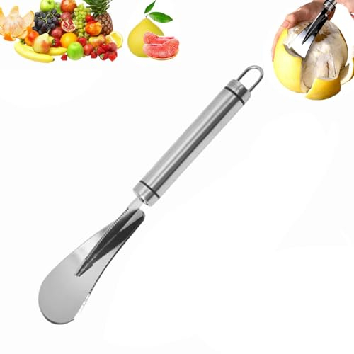 JJKTO Couteaux À Pamplemousse en Acier Inoxydable Et Écorceurs d'orange, Outils De Coupe De Pamplemousse D'agrumes, Couteaux Depour Le Citron, L'orange Et Le avec des Bords Dentés
