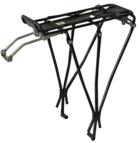 Baobiutin Rear Bike Rack - Bolt-on Aluminum Alloy Carrier for Mountain Bikes, Waterproof Cargo Rack, Back Stand Shelf