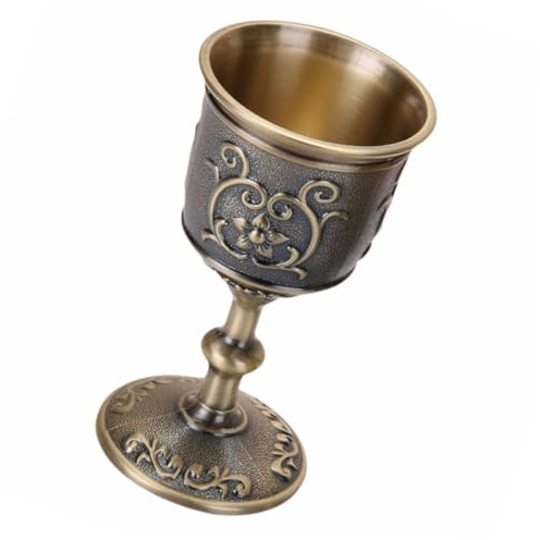 TOPBATHY Copa De Vino Retro De Metal Mini Cáliz Para Celebraciones Diseño Clásico y Elegante Para y Decoración De Fiestas