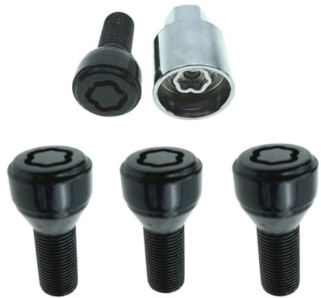 CLWYWUL Auto Radbolzen radschrauben Kompatibel Mit F85 2015-2019 Stahlreifenbolzen-Ersatzzubehörbolzen Zur Sicherung Der Radnabenachsen-Reifenbolzen OEM: 36136782987 36136779693