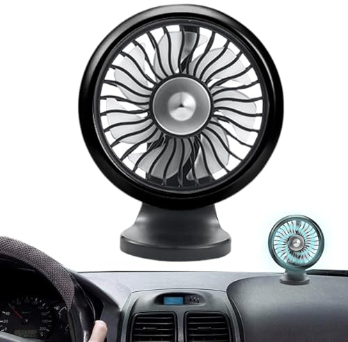 Ventilador USB para coche, ventilador de refrigeración para coche, dispositivo de clip para ventilación de aire, alimentado por USB, ventilador de aire para amigos, familia y niñas