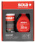 SOLA CLKS Kit de cordes de frappe Rouge – 30 m de ficelle de marquage avec craie rouge 230 g dans un kit pratique – Engrenage 6:1 – Grand boîtier en plastique robuste