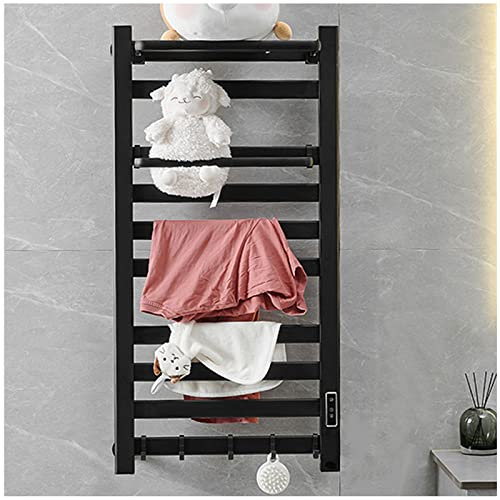VVLXRIC Scalda Salviette da Bagno Elettrico, con Timer Fissato al Muro Scalda Salviette Elettrico, Riscalda Asciugamani Elettrico,960x485mm