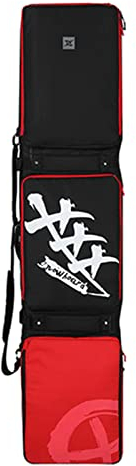 Tragbare Multifunktions-Snowboardtasche mit Rädern, wasserdichte Skischuh- und Helmtasche mit Mehreren Fächern, Nass- und Trockentrennung, für Männer, Frauen und Jugendli