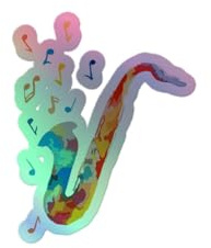 Lustiger Klarinetten-Posaunen-Flöte, Saxophonisten, Musiker, humorvolle Saxophonisten, Messing-Fächer