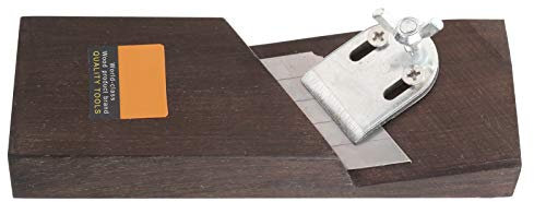 Piano per lama a mano in legno Piatto ebano smusso 45 utensili taglio angolare in legno ebano 45 angolo taglio lavorazione del legno