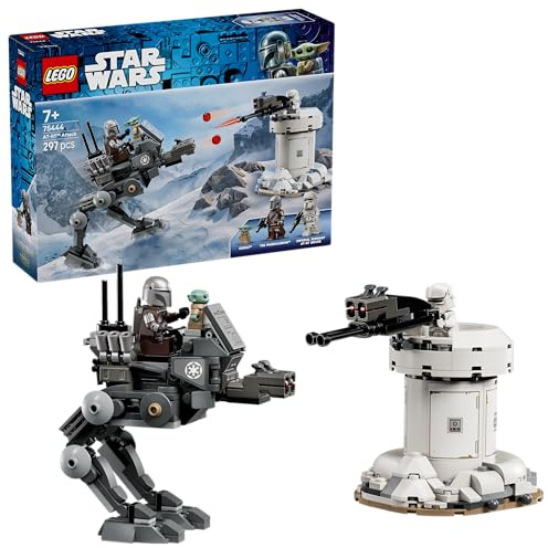 LEGO Star Wars 75444 Angriff des AT-RT - Modellbau mit imperialem Walker, Turm, Mandalorianer Minifigur & Grogu Figur - Geburtstagsgeschenk für Jungen ab 7 Jahren & Fans