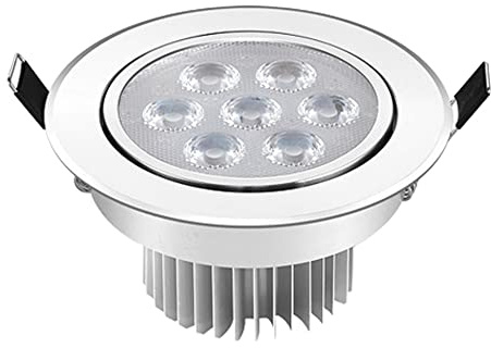 FAZRPIP LED-Einbauleuchten 5W 7W Mini-Waschbecken-Downlights 90-100MM Ausschnitt LED-Einbauleuchten Decke für Badezimmer Downlight Baffle Trim