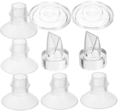 Flanscheinsätze 21mm für Tragbare, Silikon, 1 Satz | 13 bis 19mm Größen, Ersatz für Modell mit 12mm Anschluss, Einfach zu Wechseln, Sichere Nutzung