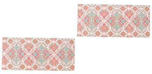 MAGICLULU 2 Rollen Glasfensteraufkleber Auto Blendung Gel Film tragbar fensterfolie badezimmer glasdekorfolie window cling Statisch haftende Fensteraufkleber Fensteraufkleberpapier Colorful