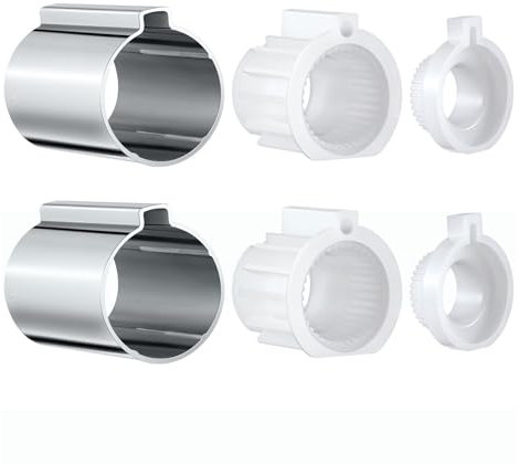 Due pratici tubi di arresto e set limite di temperatura accessori da bagno valvola rubinetto doccia cromato uso quotidiano