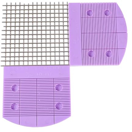 JOINPAYA 2 Pezzi Pettini per Quilling in Plastica e Acciaio Forniture per Lavori Artigianali in Carta Attrezzi per Fiori di Carta Fai da Te Compatti e Resistenti per Principianti e