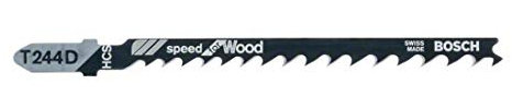 Bosch Stichsägeblatt T 244 D Speed for Wood 100 Stk