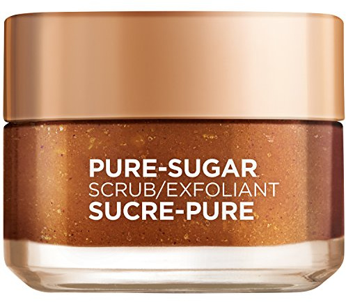 L'Oréal Paris Skin Care Pure Sugar Face Scrub with Grapeseed for Dull Skin to Smooth and Glow, 1,7 ml.