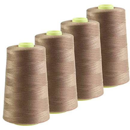 4 x 4572m Qualitäts Overlock-Garn Overlock-Nähgarn Oeko-Tex Farben 661 bis 700