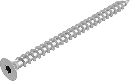 Tornillo SECCARO para aglomerado 3.5 x 50 mm, acero galvanizado, tornillo para madera con rosca completa, TX / hexalobular, 150 piezas