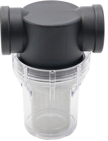 BagLEv Water Pump Filter,40 80Mesh Inline Mesh Strainer Water Pump Filter Screen Garden Irrigation, for Inlet Water Hose Filter (1INCH 40 MESH)