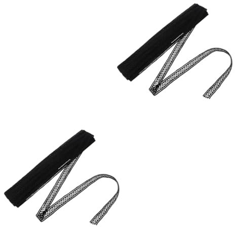 NUOBESTY 2stücke Borte Spitze Elegante Spitzenborte Für -dekoration Hochzeitskleider Und Bastelprojekte Yards Vielseitig Einsetzbar Leicht Zuschneidbar Dekorativ Und Praktisch