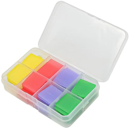 Ieron Juego de 64 Barras de Pegamento de Cera para Pintura de Diamantes, 4 Colores con Caja de Almacenamiento, Adhesivo artístico de Diamantes para Pintar