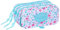 safta BLACKFIT8 Cool Federmäppchen, dreifaches Federmäppchen für Kinder, ideal für Kinder im Schulalter, bequem und vielseitig, Qualität und Widerstandsfähigkeit, 21,5 x 8 x 10 cm, bunt, M, Casual