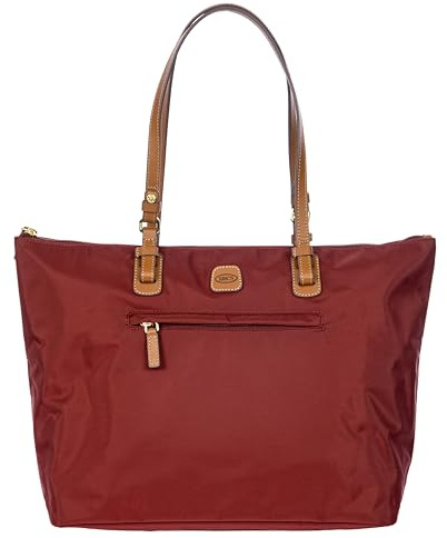 Bric's Schultertasche Shopper X-Bag Shopping Bordeaux weinrot
