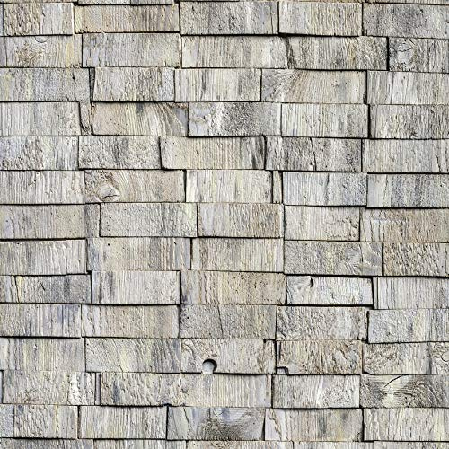 Venilia Lámina adhesiva, Pared de tablones de madera, 45cm x 1,5m, Espesor 95μ, Vinilo autoadhesivo para muebles o cocina, decorativas papel pintado pared, PVC sin ftalatos, Fabricado en UE