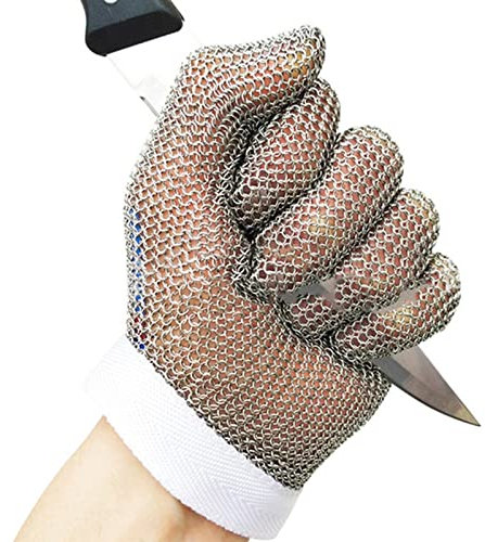 WXYZ Guantes Anticortes Guantes resistentes al corte de seguridad,guantes de trabajo de seguridad de acero inoxidable de alta resistencia,for aventuras al aire libre,fábrica,procesamiento de alimentos