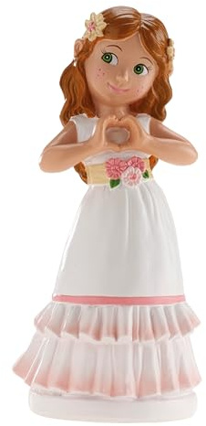 dekora - Cake Topper Comunione Bambina Betty - 16 cm