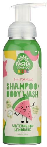 Pacha Soap Kids Watermelon Lemonade 2 In 1 Shampoo & Body Wash, 12 Fz