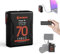 V Mount Battery, Moman Power 70 Mini V Mount/V-Lock Battery 70wh/4600mAh 14.4V with D-TAP USB-C Outputs for BMPCC 4k 6k Camcorders Cameras LED Lights, V-Mount-Battery-Dtap-USB