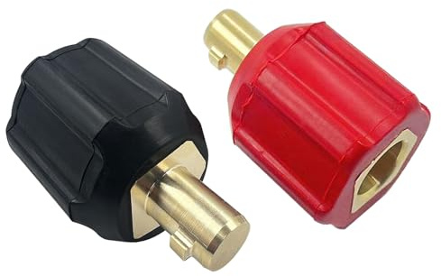 05335 Welding Leads Adapter Set, Dinse-Type Machine Plug Connector, 2 Pack