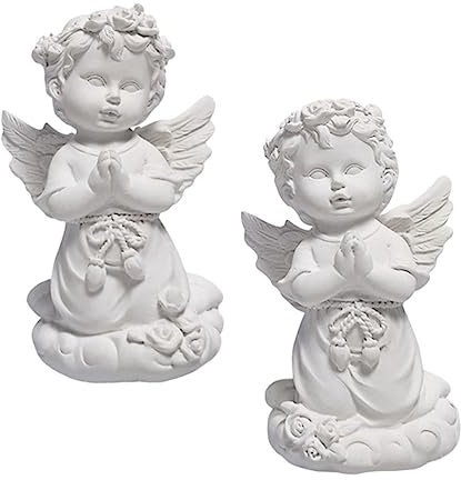 BESPORTBLE Estatua De Yeso Decoración Ángel Escritorio Figuras Escayola Decoración Hogar