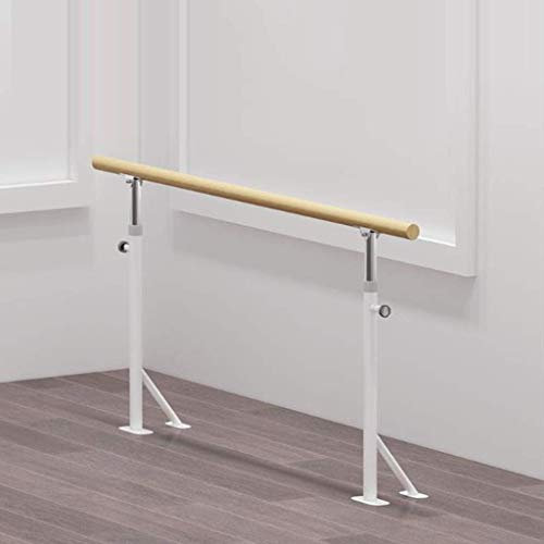 SGKOMN Ballettstange, Feste Ballettstange, Tanzstange, Verstellbare Stretchstange für Fitnessübungen für Kinder und Erwachsene, Tanzen zu Hause oder im Studio(Single Layer 1M)