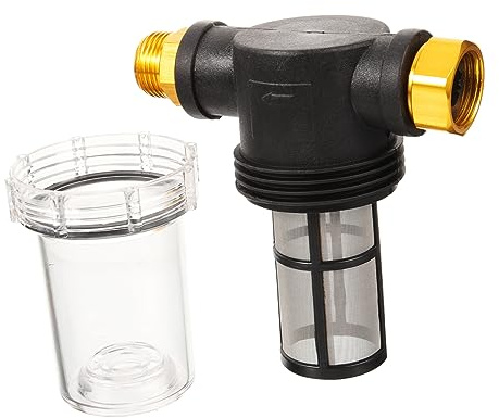 GAROZATION Wasserfilter Für Garten Tragbarer Zulauffilter Hochdruck-sedimentfilter Praktischer Waschmaschinen-einlassfilter Sauberer Schlauchfilter Gartenschlauch-einlassfilter