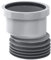 McAlpine 4/110mm Gray Offset Drain Connector DC1GR-OS