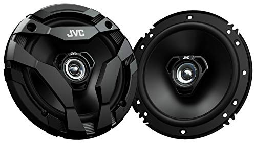 JVC CS-DF620 Car Speakers, 300 Watts of Power Per Pair, 150 Watts Each, 6.5 Inch, Full Range, 2 Way, Sold in Pairs, Black