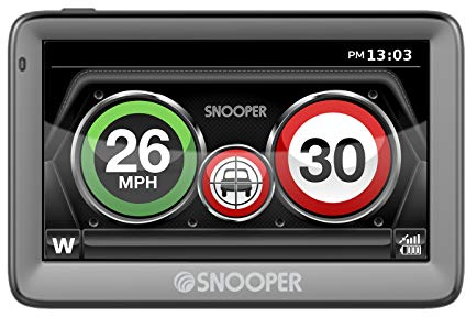 Snooper Speed Camera Detector MySpeed XL G2 S5100 Plus Speed Camera Detectors for Cars UK - Police Radar Detectors for Cars - Car Speed Limit Warning Device, Black