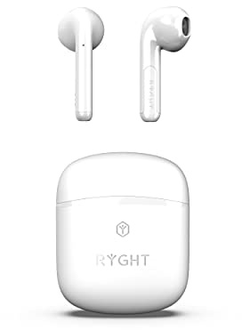 RYGHT – Ways 2 R483218 – Écouteurs Semi-Intra sans Fil – 25h d’autonomie combinée - Blanc