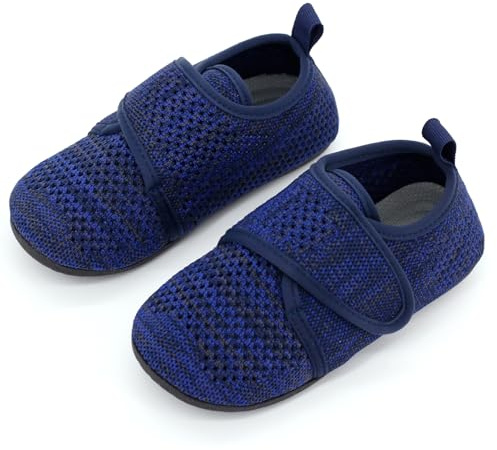 qpyysz Chaussons pour enfant garçon et fille - Chaussons de gymnastique pour garçon - Chaussures pieds nus - Pantoufles d'été respirantes et antidérapantes