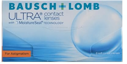 Bausch + Lomb ULTRA for Astigmatism Monatslinsen weich, 6 Stück/BC 8.6 mm/DIA 14.5 mm/CYL -2.75 / ACHSE 140 / +3 Dioptrien