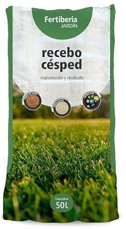 Recebo Césped Fertiberia 50 L (Pack 4 sacos)