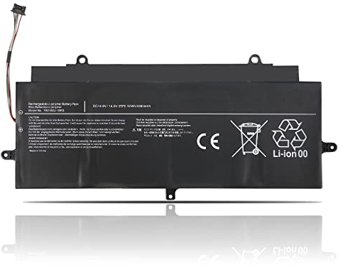 K KYUER PA5160U-1BRS Batterie pour Toshiba KIRAbook 13 KIRA-101 KIRA-102 KIRA-107 KIRA-108 KIRA-109 KIRA-10D KIRA-10H KIRA-10J KIRA-10Q KIRA-10V KIRA-AT01S Ultrabook PSU8SA PSU8SE 14.8V 52Wh 3380mAh