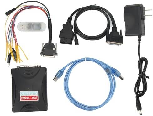 Aqxreight ECU Prog Scanner Diagnosetool für Rammgerät Ersatz für SM2 Pro J2534 VCI ECU Prog für Rammgerät 67-in-1 Lese-/Schreib-ECU-Tool unterstützt Prüfsumme EU-Stecker 100–240 V