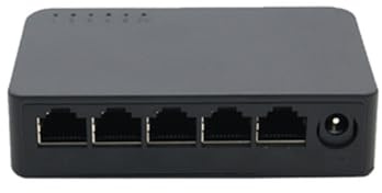 Conmutador Gigabit de 5/8 Puertos, conmutador Ethernet RJ45 rápido de Red de Escritorio de 1000Mbps, conmutador LAN RJ45 (Size : 5 Port 1000M)