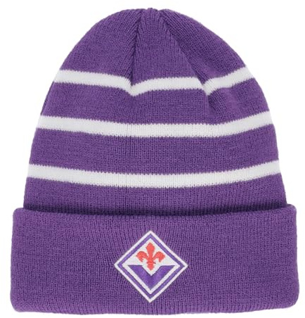 Only4fan Berretto/Beanie ACF Fiorentina Prodotto Ufficiale Kid, 2-4 Anni