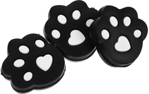 FUNOMOCYA 3 Pezzi Ammortizzatori in Silicone per Racchette da Tennis Mini Smorzatori Vibrazioni per Maggiore Controllo e Comfort Accessorio Tennis Resistente ed Elastico